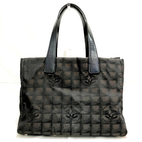 Chanel Dark Bag Brown Bag Tote Line - Picture 1 of 9